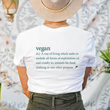 Load image into Gallery viewer, Vegan Definition Tee